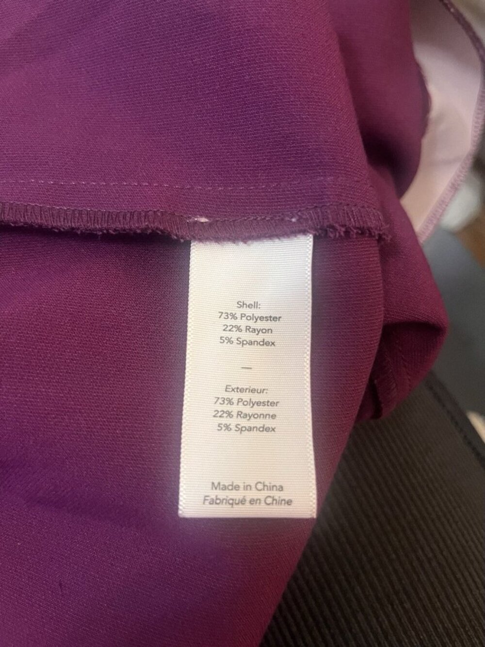 Likely Manhattan Sheath Dress Sz 2 Purple Short Sleeve Crew Neck Zipper Plum - Picture 9 of 10